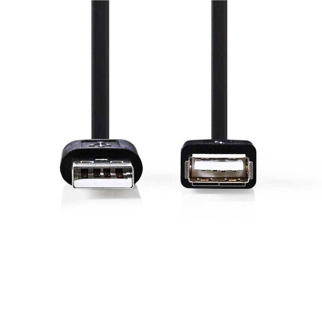 cablu usb 20 a tata usb a mama 3m negru nedis 1