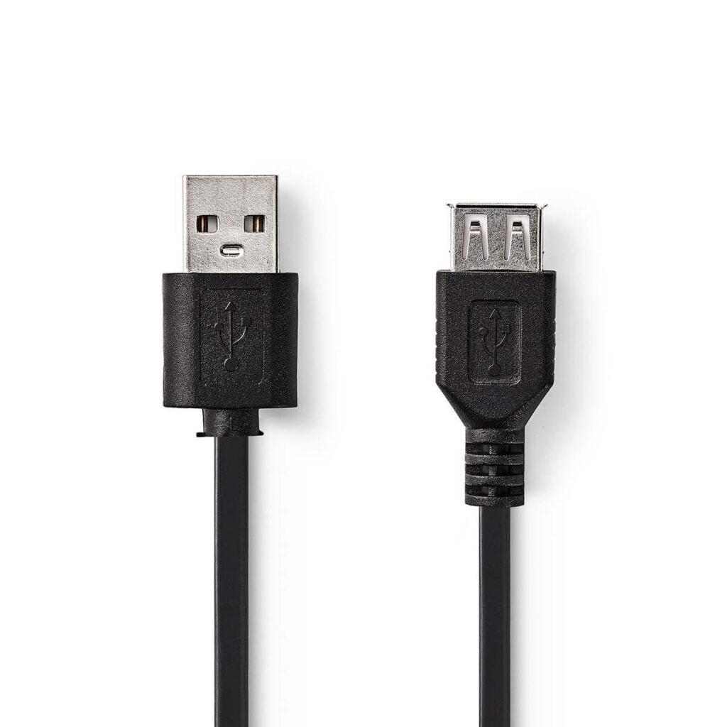 cablu usb 20 a tata usb a mama 3m negru nedis