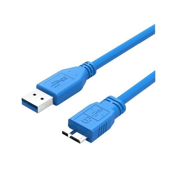cablu usb 30 la micro usb 05m albastru