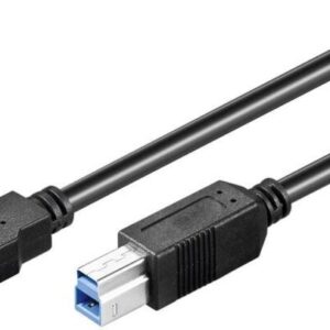 cablu usb 30 usb a tata usb b tata 05m goobay