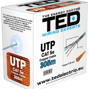 cablu utp cat5e cupru integral marca ted wire expert 1