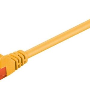 cablu utp cat6 1m patch cord galben goobay