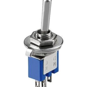 comutator on on 3 pini 8x5x7mm cu retinere goobay