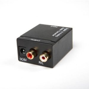 convertor digital la analog audio digital rca toslink la 2x rca