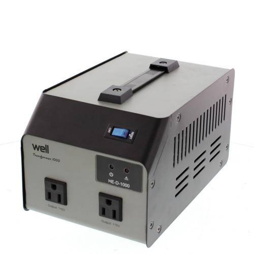 convertor tensiune 220v 110v 1000va 2 iesiri well 1
