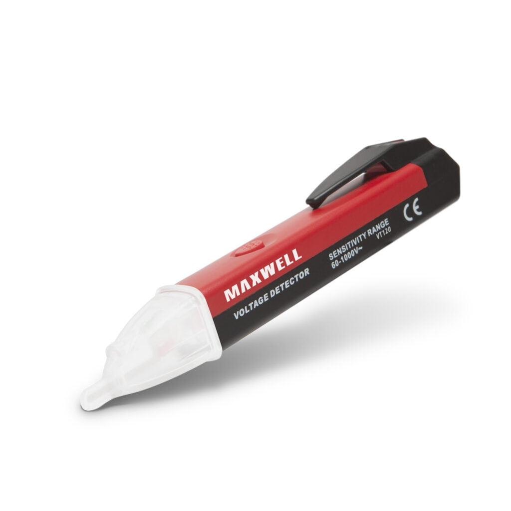 detector de tensiune fara contact direct cu lumina led maxwell 25818