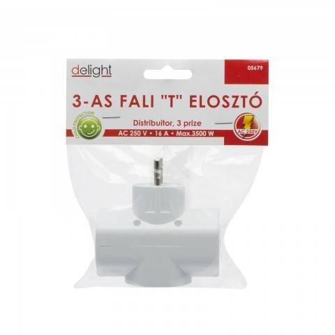 distribuitor triplu t schuko la 3 schuko 3500w 16a protectie copii delight 3