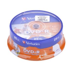 dvd r 47gb 16x printable 25buc