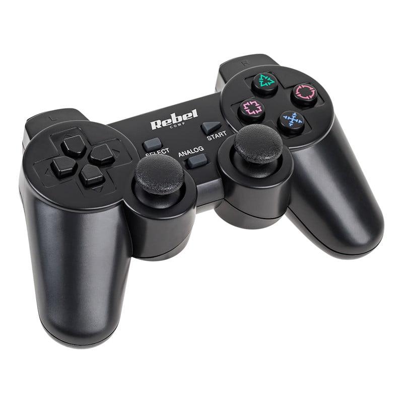 gamepad wireless dual shock pc ps3 rebel 1