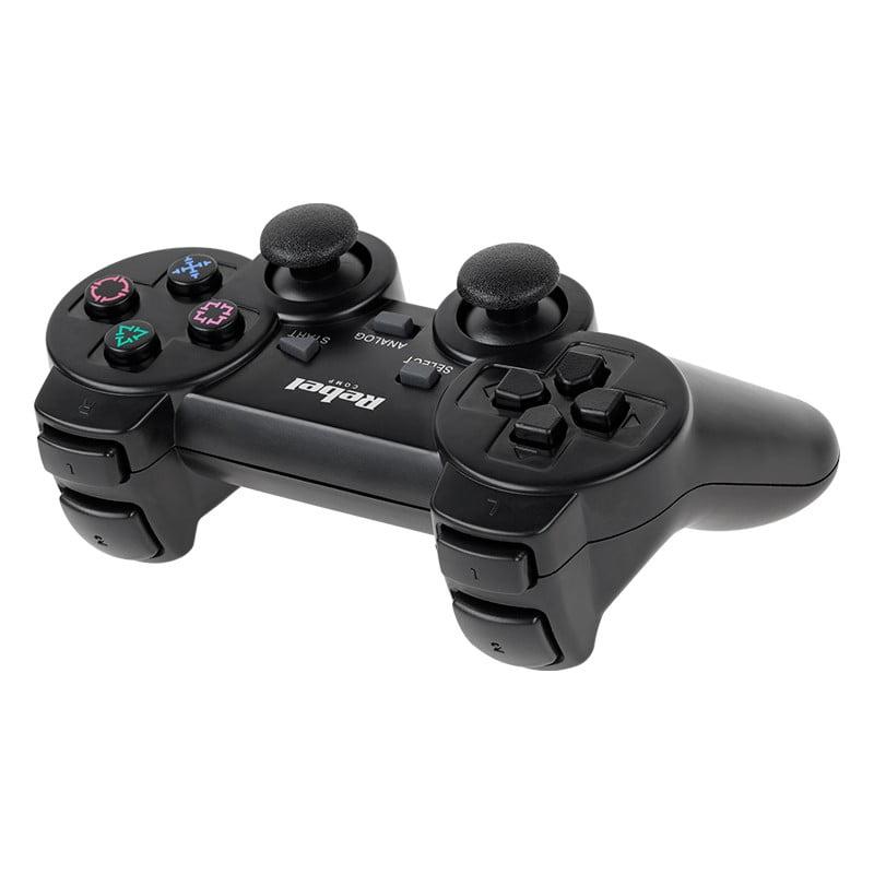 gamepad wireless dual shock pc ps3 rebel 2