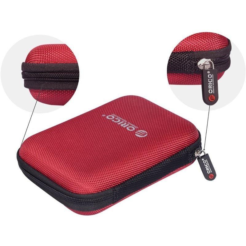 husa protectie orico pentru 25 hdd ssd culoare rosu 2