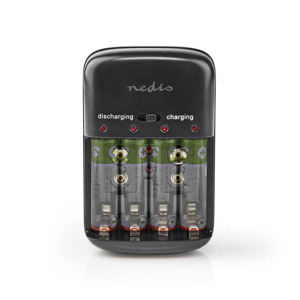 incarcator acumulatori nimh aa aaa e block 9v nedis 1