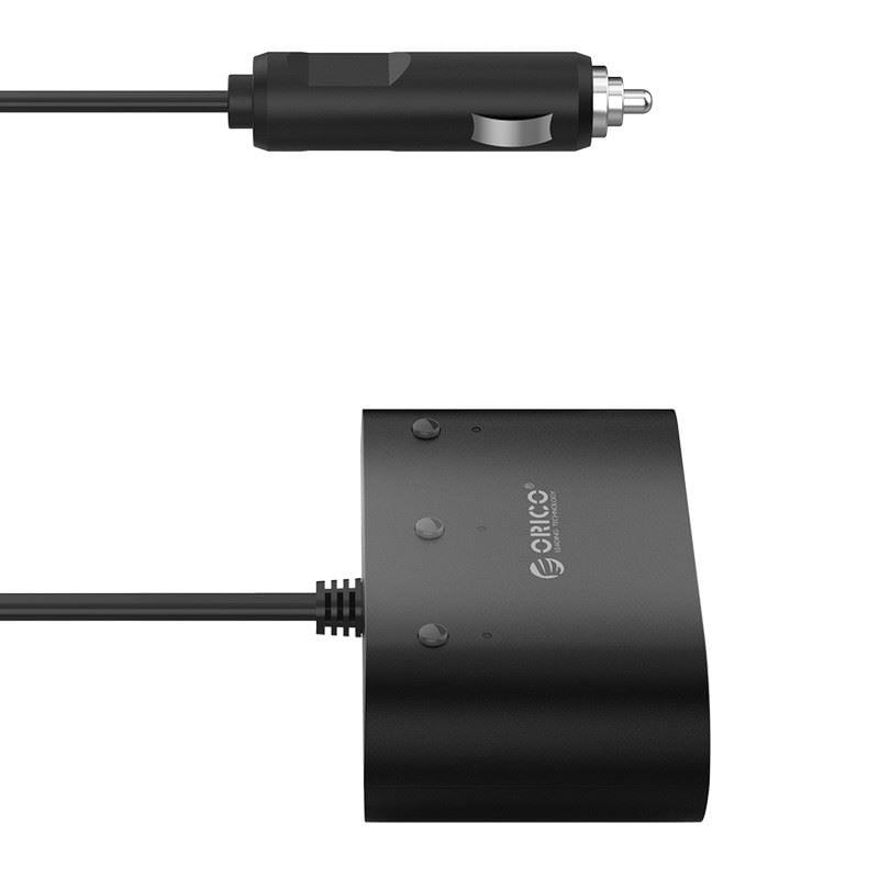 incarcator auto orico mp 2u3s 3 port uri negru 2