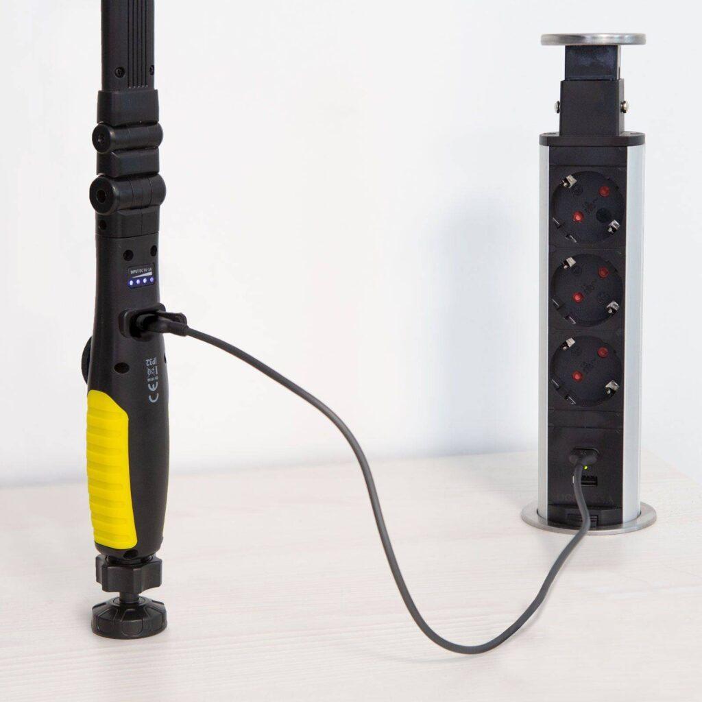 lampa de lucru cu cob led cu acumulator phenom 6