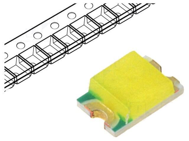 led smd 0805 alb rece 1000 1400mcd 6500k 120 20ma 28 34v optoflash of smd2012