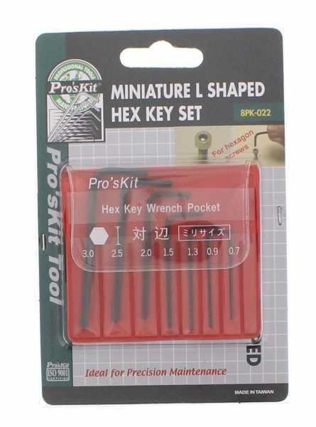 mini set chei hexagonale l proskit 2