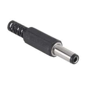 mufa dc alimentare tata pe fir 25 x 55 mm cu protectie pentru cablu wty0110 21