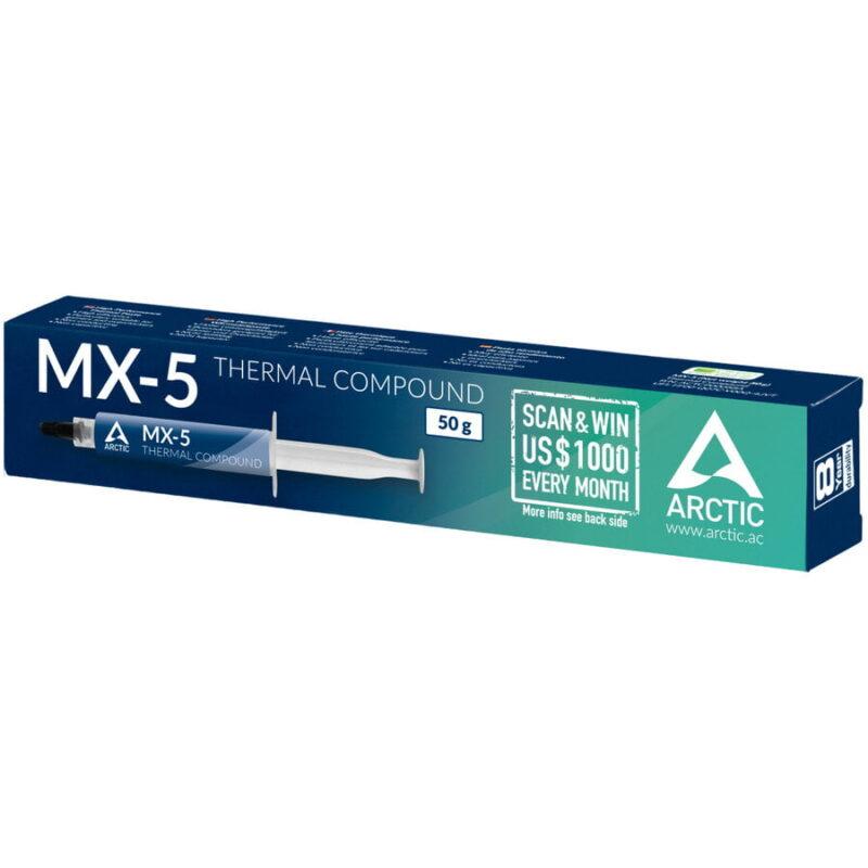pasta termica mx 5 50grame arctic mx5 50g actcp00050a 1