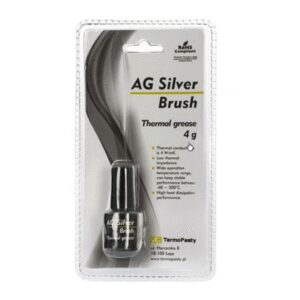 pasta termoconductoare ag silver brush 4 w mk 4grame ag termopasty
