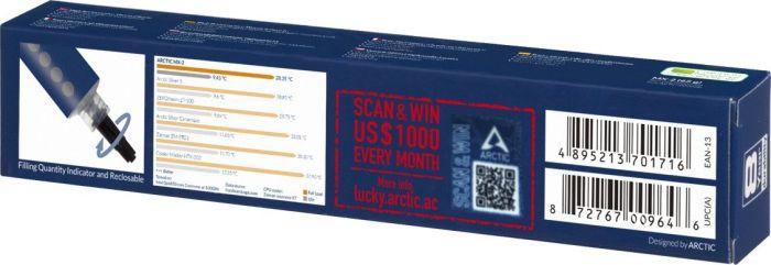 pasta termoconductoare mx 2 65grame 56w mk termo arctic cooling mx2 2