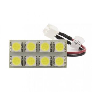 placa led smd 30x15 mm 12v smd5050 3w lumina alba 160lm inclus adaptoare w5w c5w ba9s carguard