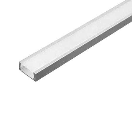 profil aluminiu pentru banda led 2m 16mm x 7mm alb v tac