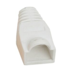 protectie alba pentru cablu cu modular 8p8c