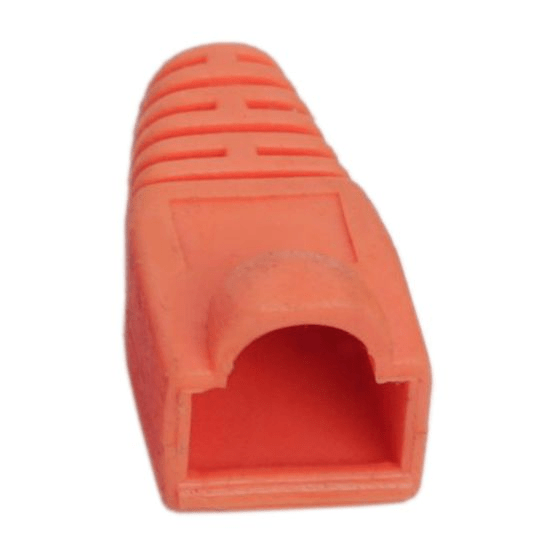 protectie cablu modular rj45 8p8c portocaliu