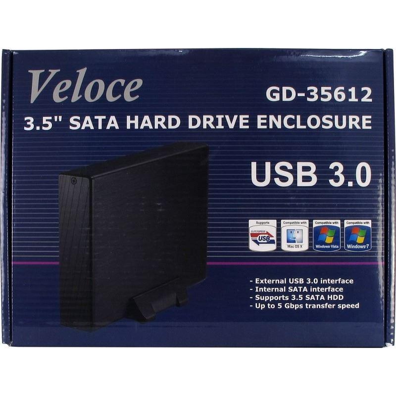 rack hdd inter tech veloce gd 35612 35 inch usb 30 negru 5