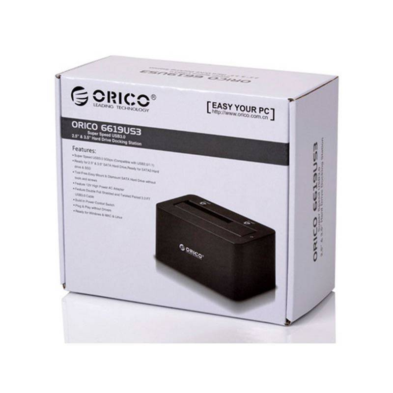 rack hdd orico 6619us3 negru usb 30 hdd cu docking station 3