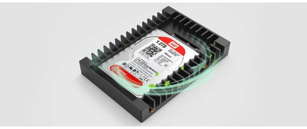 rack sata hdd 25 1125ss orico 6