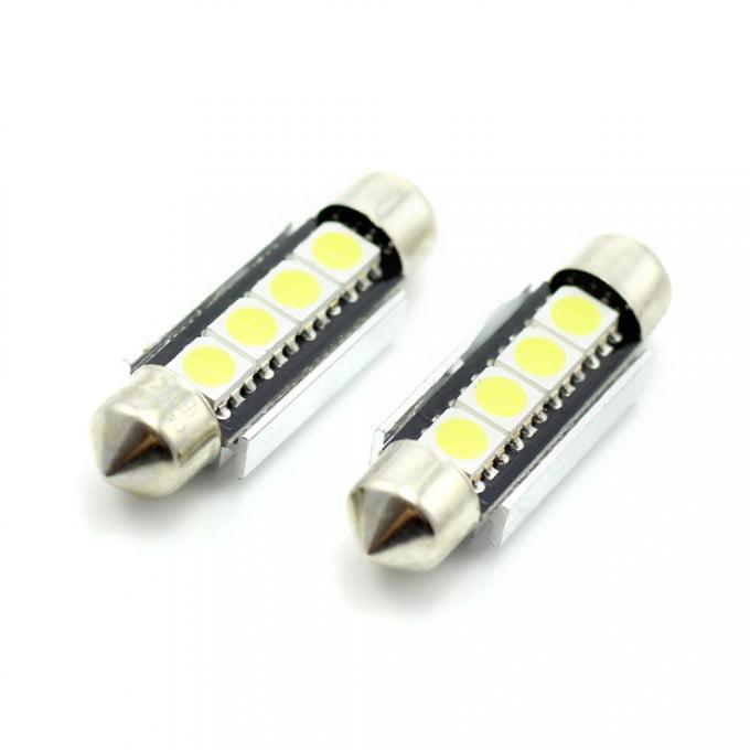 set 2 becuri led 12v 3w 72lm sofit 39mm canbus plafoniera carguard 3