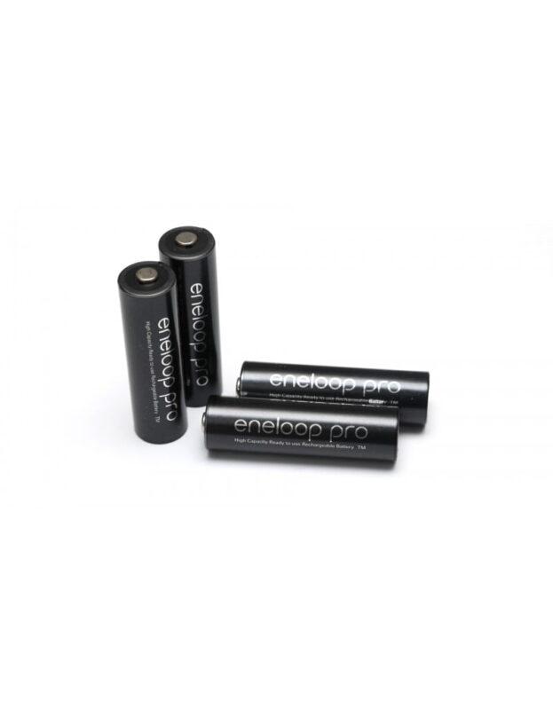 set acumulatori aa nimh 2500mah r6 eneloop pro panasonic 2buc bk 3hcde 2be 2