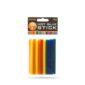 set baton plastic termoadeziv silicon 7mm x 10cm colorat 20buc handy 1