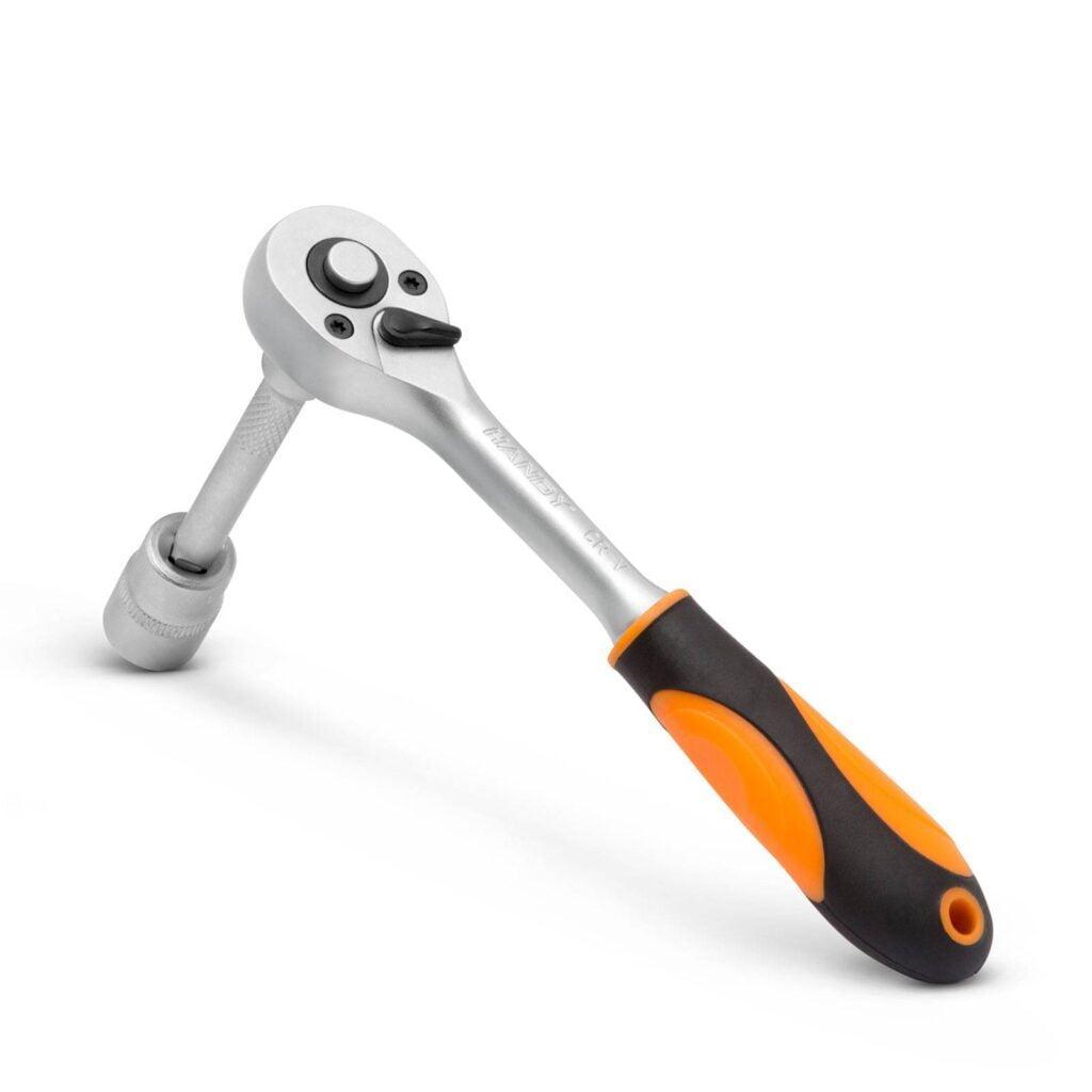 set chei tubulare 12buc 1 4 5 13mm clichet crom vanadiu handy 1