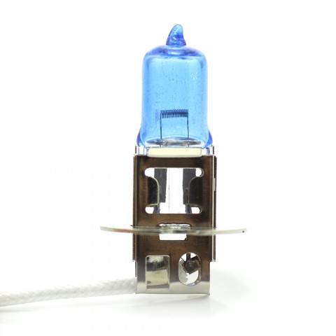 set de 2 becuri halogen h3 55w 50 alb xenon 12v carguard 2