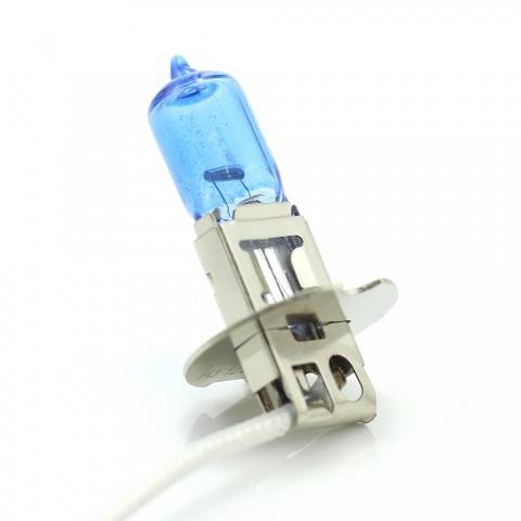 set de 2 becuri halogen h3 55w 50 alb xenon 12v carguard 3