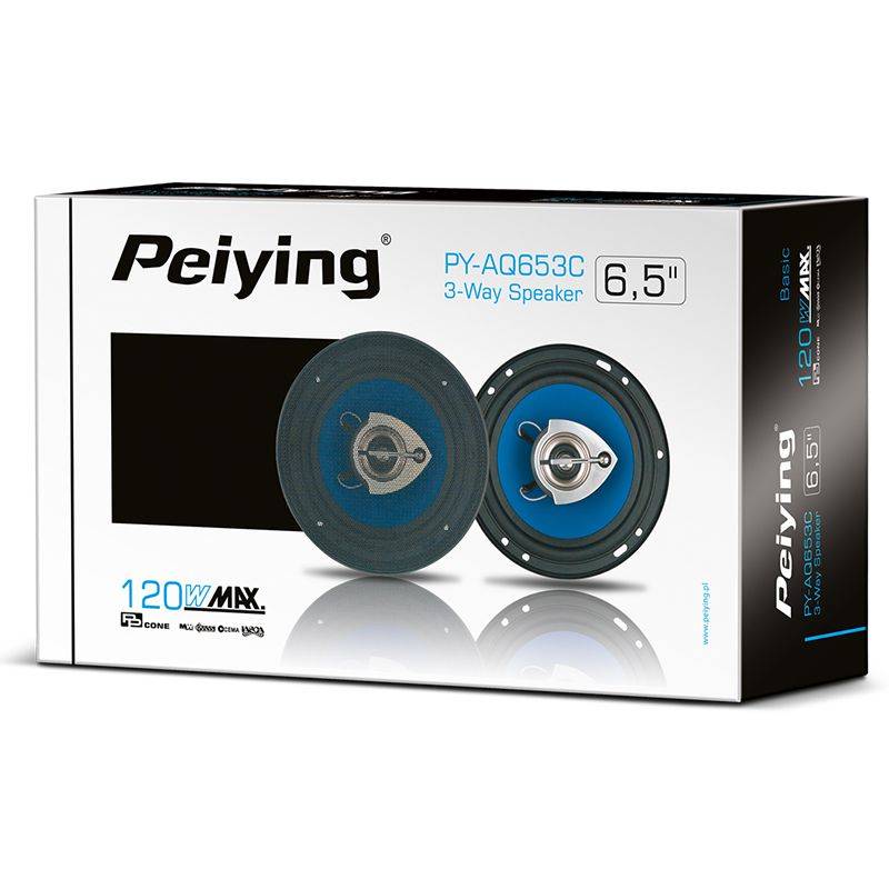 set difuzoare auto 65 100w 1625cm peiying 2buc 1