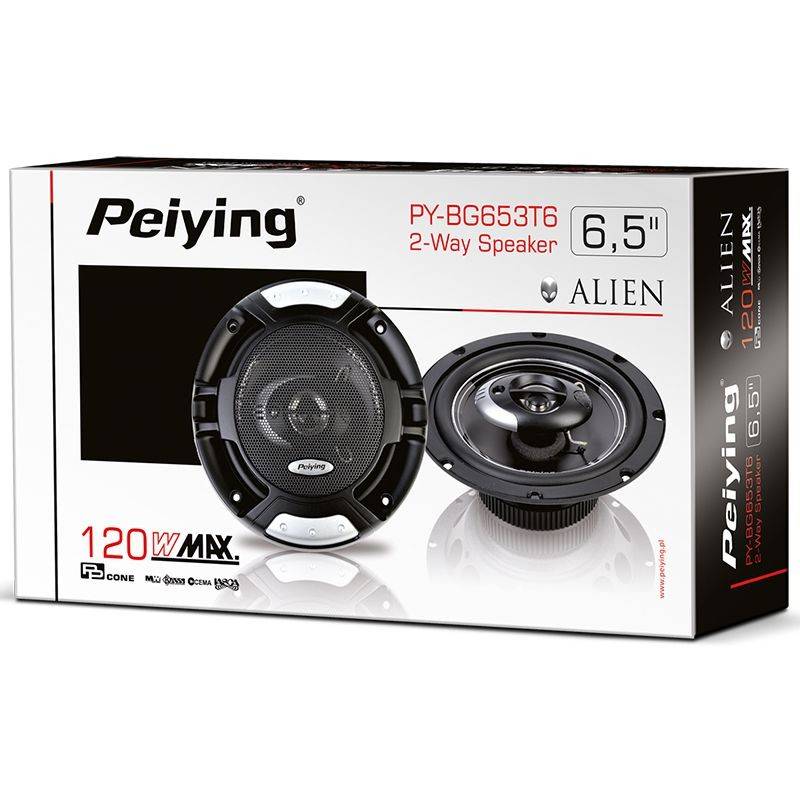 set difuzoare auto 65 inch alien peiying 1625cm 120w 2buc 8
