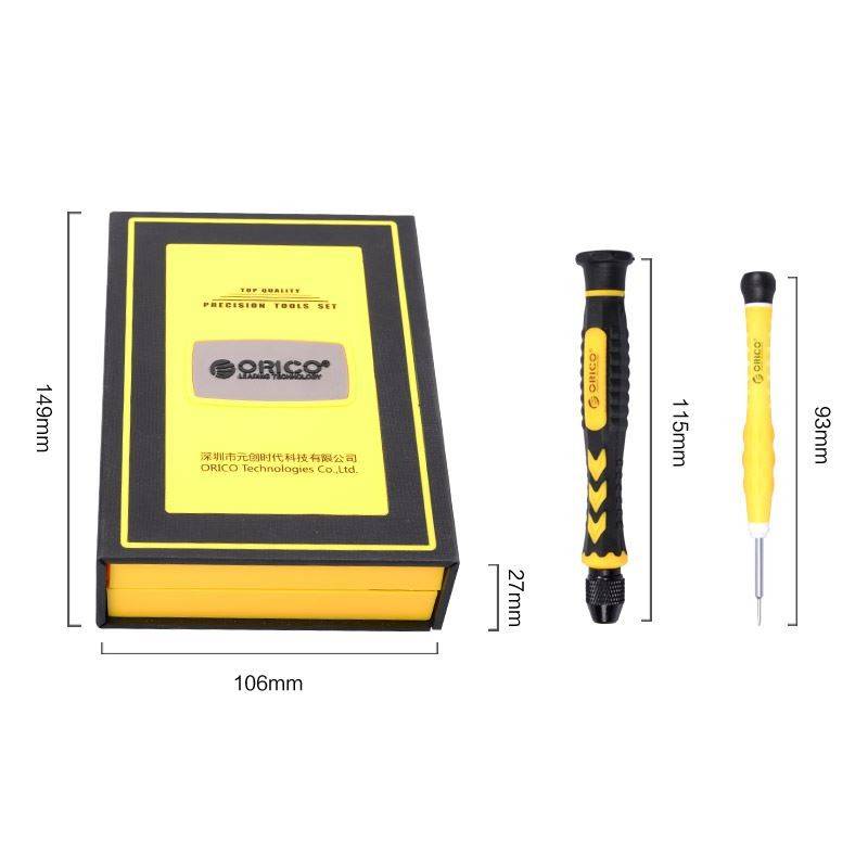 set surubelnita 28 capete otel s2 si un maner st2 orico 15