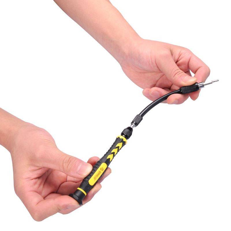 set surubelnita 28 capete otel s2 si un maner st2 orico 3