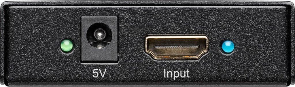 Splitter HDMI activ 1 intrare - 2 iesiri 4K GOOBAY 1 splitter hdmi activ 1 intrare 2 iesiri 4k goobay 1