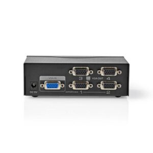 splitter vga 4 porturi negru nedis