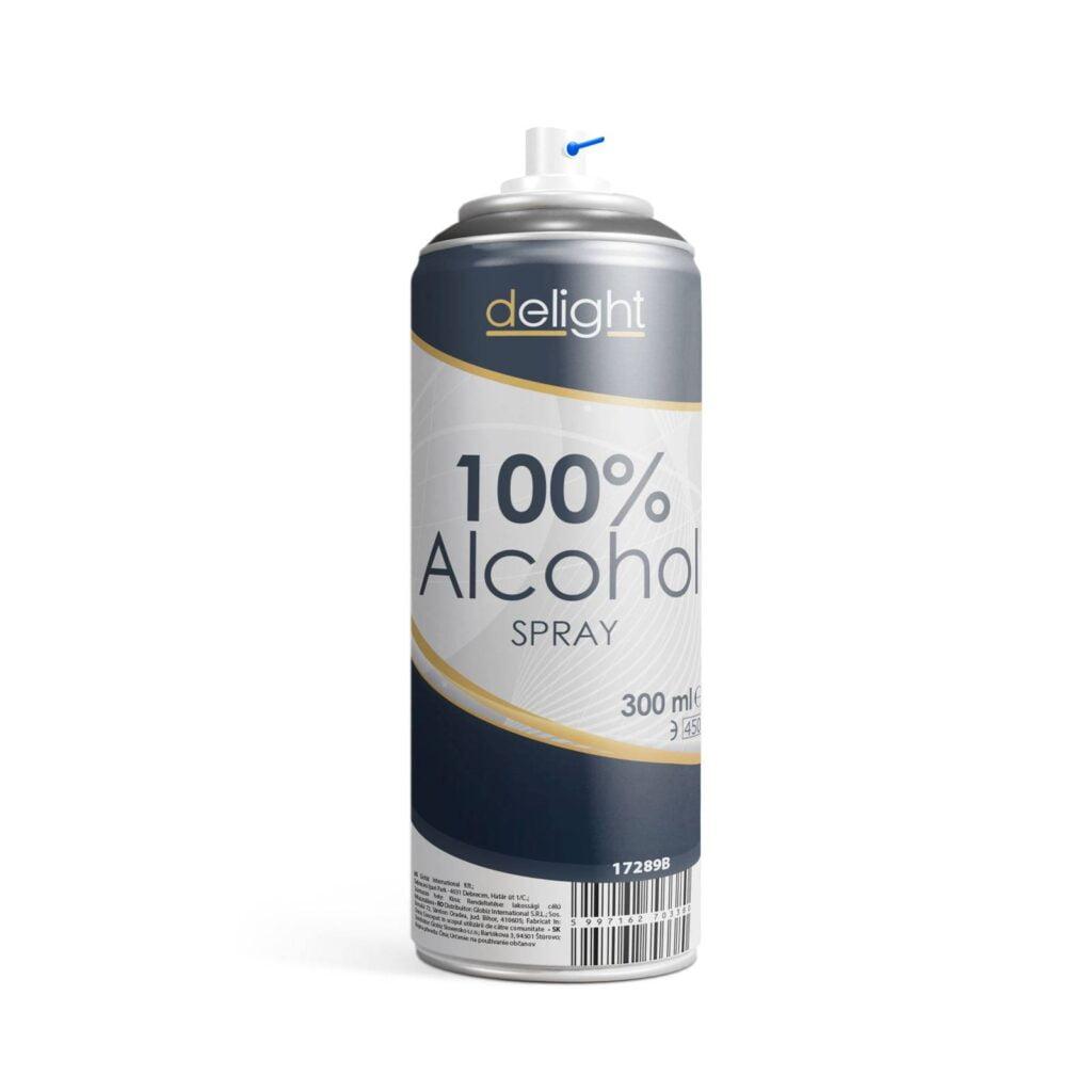 spray alcool 100 300ml delight