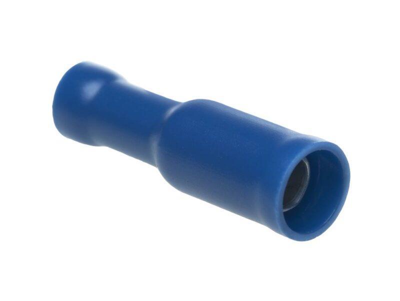 st 051 b terminal papuc rotund mama 5mm 15 25 mm2 crimpat pe cablu albastru ninigi