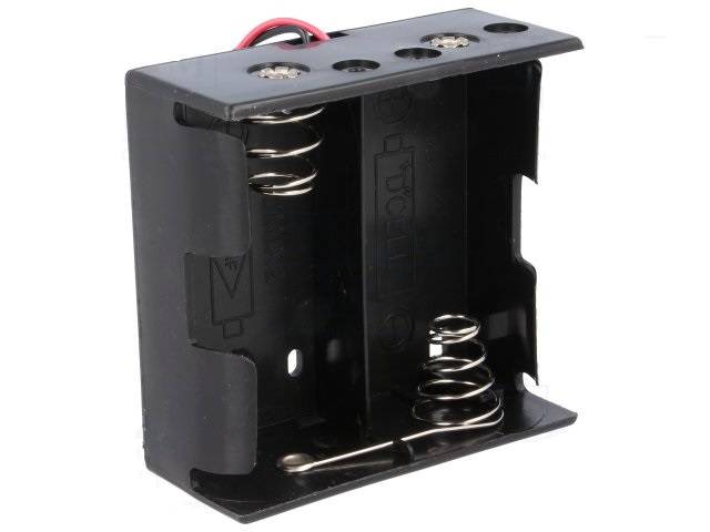 suport baterii d r20 x2buc cu terminal cablu 150mm comf bh 121 1a 1