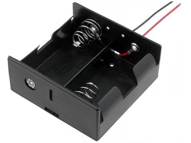 suport baterii d r20 x2buc cu terminal cablu 150mm comf bh 121 1a