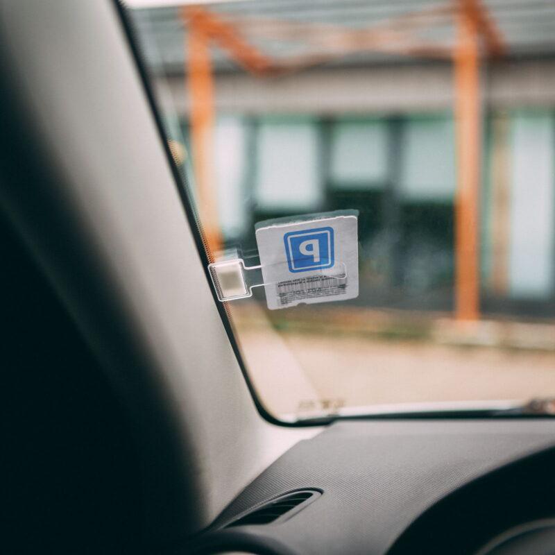 suport de tichete de parcare autoadeziv mnc