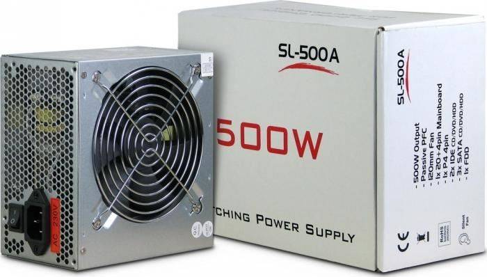sursa atx 500w inter tech sl 500 plus 500w psu sl 500 2