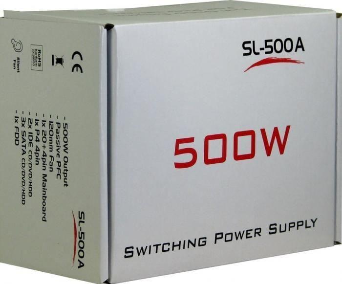 sursa atx 500w inter tech sl 500 plus 500w psu sl 500 4